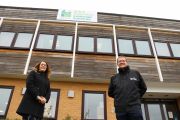 Operations Manager Kirsty Wood and Chief Executive Wayne Grills at Landscape House